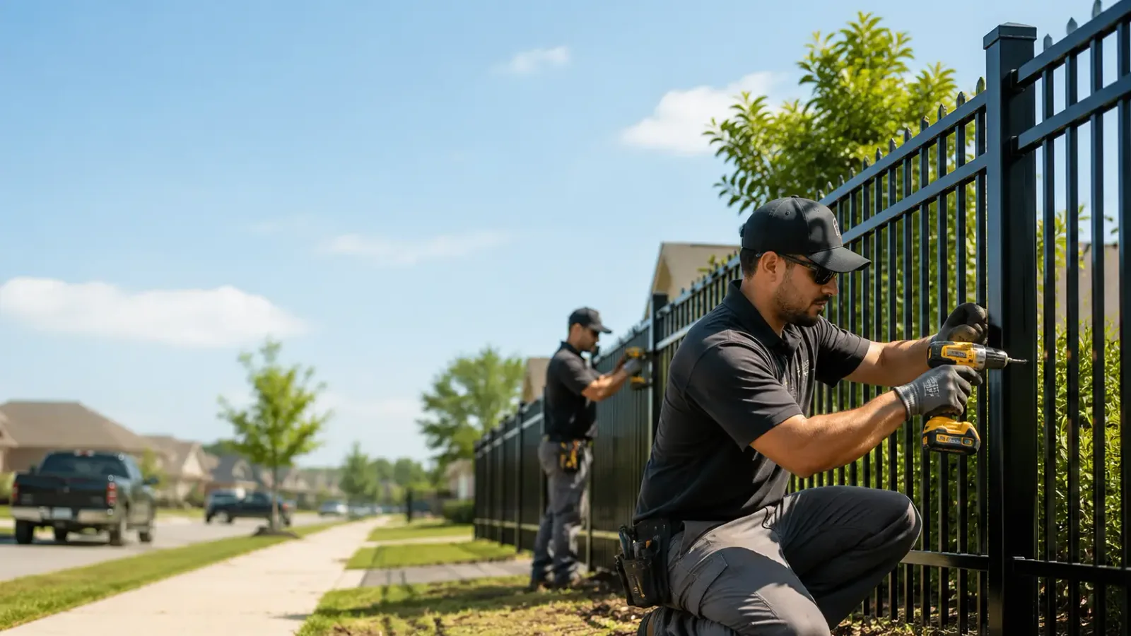 Metal Fence Installation in Weston, PA